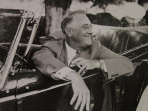 President Franklin Roosevelt at his home in Hyde Park, NY, 1937 (Photo ...