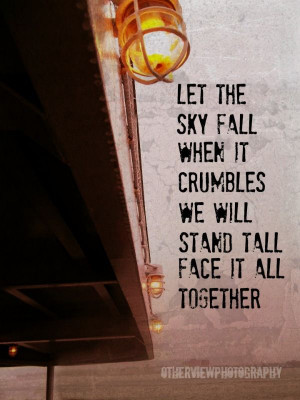 Skyfall by Adele for the new James Bond