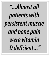 Almost all patients with persistent muscle and