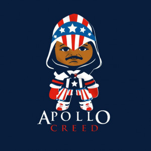 Camiseta Rocky. Apollo Creed como Assassin's Creed