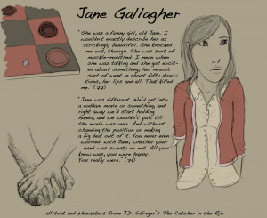 Catcher In The Rye Jane Gallagher By Katiepan
