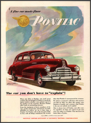 The Pontiac Automobile 1940-1949 & The Pontiac Motor Co.