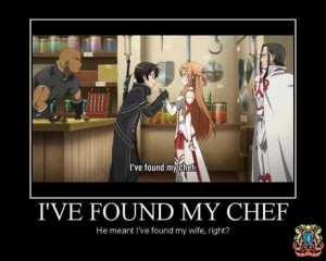 He did find his chef!