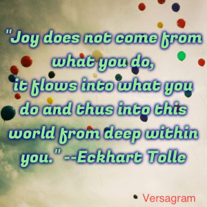 Eckhart Tolle Quote, A New Earth