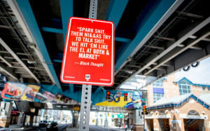 Rap Quotes Street Signs Go Up in Philly (GALLERY).