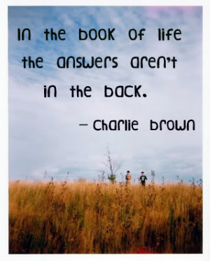 This was my senior year book quote