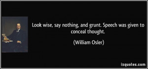 William Osler Quote