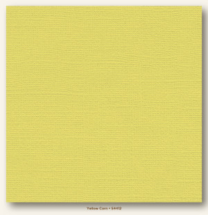 ... Cardstock - My Mind's Eye - 12 x 12 Canvas Cardstock - Yellow Corn