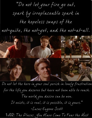 ... hill scott brothers lucas scott nathan scott brothers basketball quote