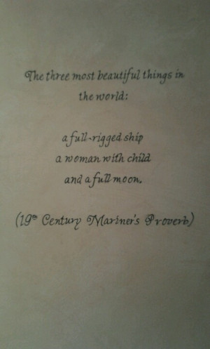 19th Century Mariners Proverb