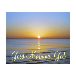 Good Morning God Christian...