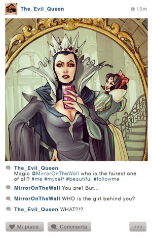 ... Disney no Instagram / Disney characters' selfies on Instagram