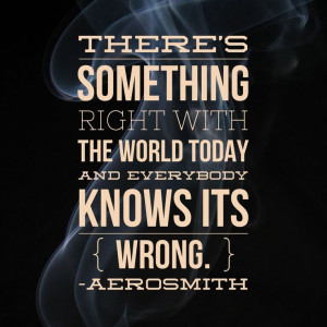 Lyrics #Aerosmith #Typography