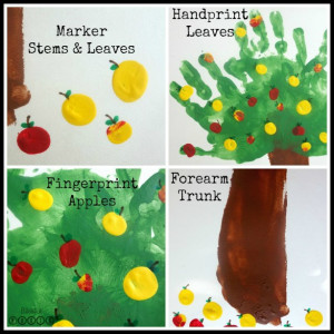 go along with your handprint apple trees, here’s a printable apple ...