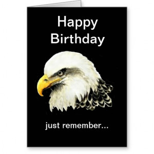 Funny Birthday, Bald is Beautiful Bald Eagle Greeting Cards