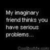 imaginary friend - quotes-and-icons Icon