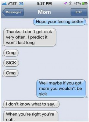 Hope you're feeling better.