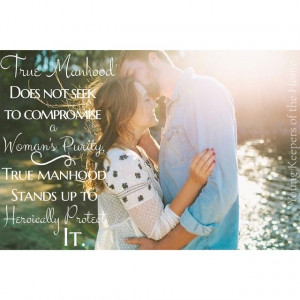 Love this quote by Leslie Ludy! #purity #manhood #qotd #hero