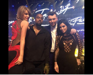 Taylor Swift News 2015 Bonds with Kanye West Kim Kardashian at 2015