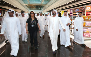 Mohammed tours Concourse 3 of Dubai International Airport ...