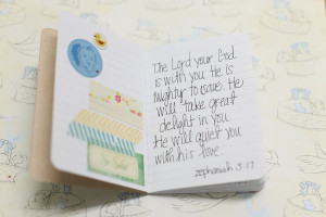 ... , & Bella Blvd to create this small notebook full of Bible verses