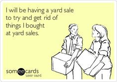 Yard Sale Cartoon I will be having a yard sale