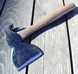 picture of a hatchet, just like good old Brian's.
