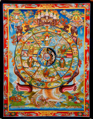 the wheel of life the wheel of life detailed representation of basic ...