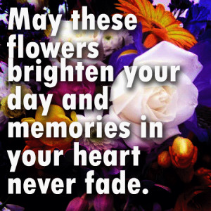 are sayings, messages and poems for funeral flowers. Show sympathy ...