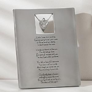 Pack of 4 Religious Bereavement Wall Plaques with Loving Quote 7.75\
