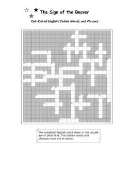 The Sign Of The Beaver Outdated Words Indian Words Phrase.