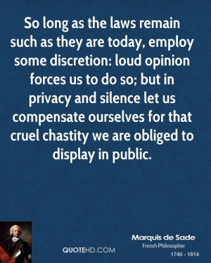 Marquis De Sade Quotes