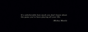 moneyball opening quote