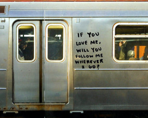 ... popular tags for this image include: love, train, follow and quote
