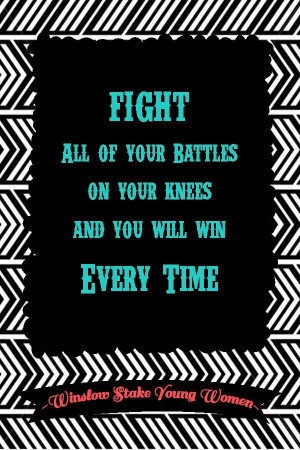 ... at www.MormonLink.com Battle, Lds Quotes, Quotes Prayer, Advice Quotes