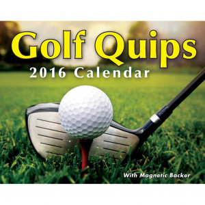 Golf Quips 2016 Mini Desk Calendar