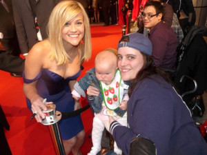 Reece Witherspoon with baby
