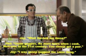 ... Clear Opening Phil Set Up For Him With Cutting Onions On Modern Family