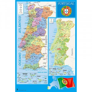 Mapa Portugal Cartogr Fico