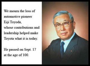 Eiji Toyoda Passes Away At 100 Years Old