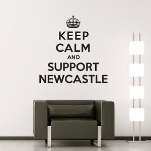 ... Calm-And-Support-Newcastle-Football-Wall-Sticker-Art-Decal-Vinyl-Quote