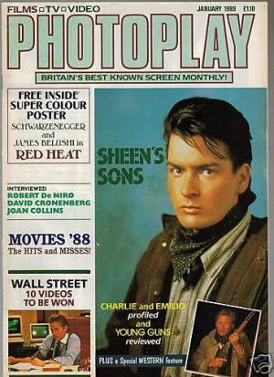 2743267956 charlie sheen photoplay cover Charlie Sheen Quotes