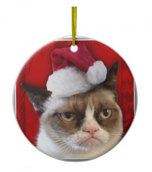 Grumpy Cat Christmas Picture