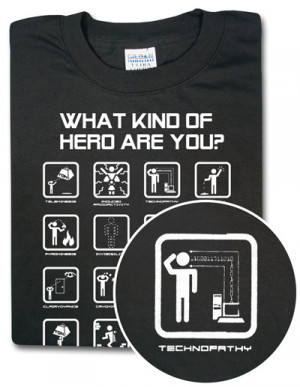 hero geek t shirt