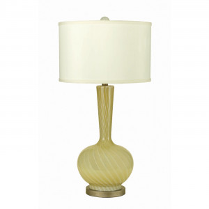 Candice Olson 7638-TL Cleo Table Lamp, Butter Cream Swirl