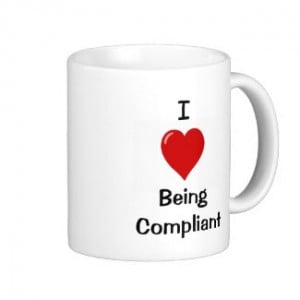 Love Being Compliant - Double-sided mug