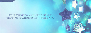Christmas In The Heart Puts Christmas There Quote Wallpaper