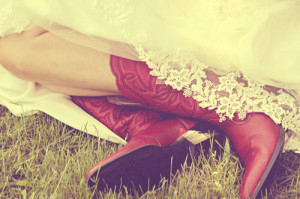 country, cowboy boots, red
