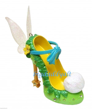 ... brand new disney the little mermaid tinker bell runway shoe ornament