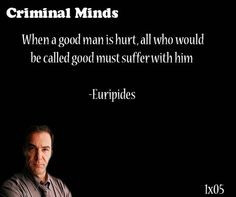 When a good man is hurt, all who would be called good must suffer with ...